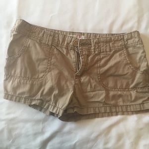 Khaki Short Shorts